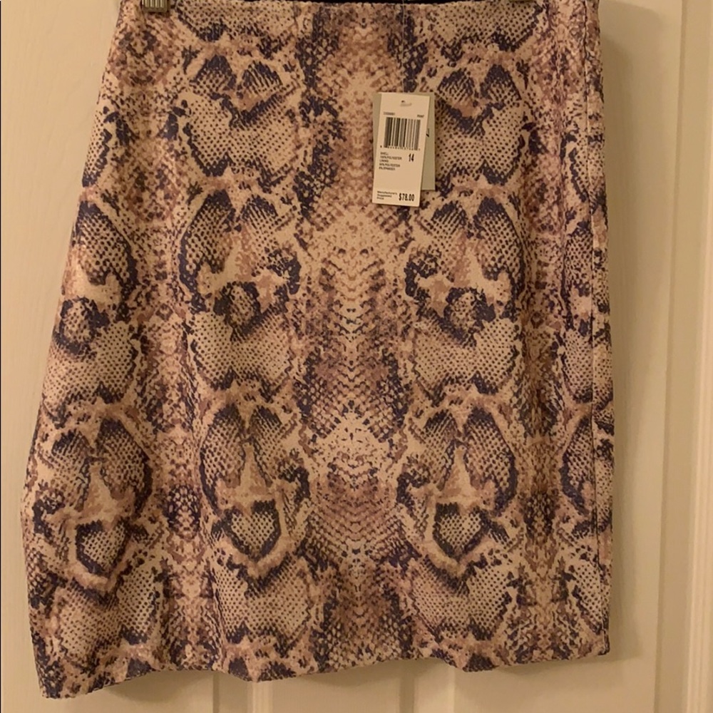 Carmen Marc Volvo NWT Python Skirt